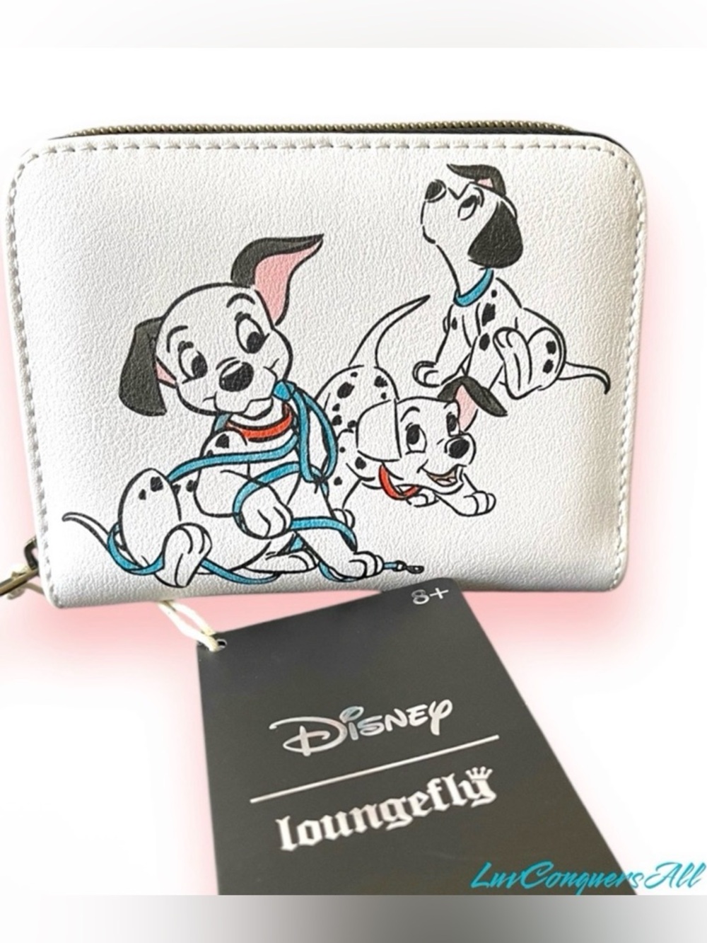Loungefly Disney 101 Dalmatians Puppies Mini Zipper Wallet